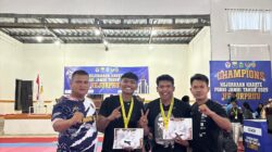 Dua Personel Polres Merangin Sabet Medali di Kejurprov Karate FORKI Jambi Tahun 2025