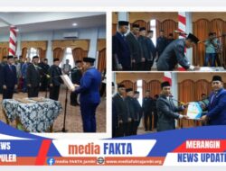 Lantik 8 Pejabat Eselon II, Bupati M. Syukur: Saudara Dilantik Bukan Karena Hebat, Tinggalkan Ego Sektoral