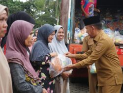 Pasar Murah Dibuka Wabup A. Khafidh, Paket Sembako Rp125 Ribu Ditebus Rp75 Ribu